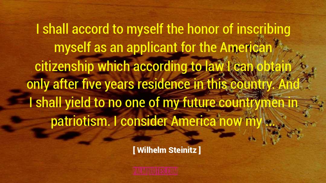 Wilhelm Steinitz Quotes: I shall accord to myself