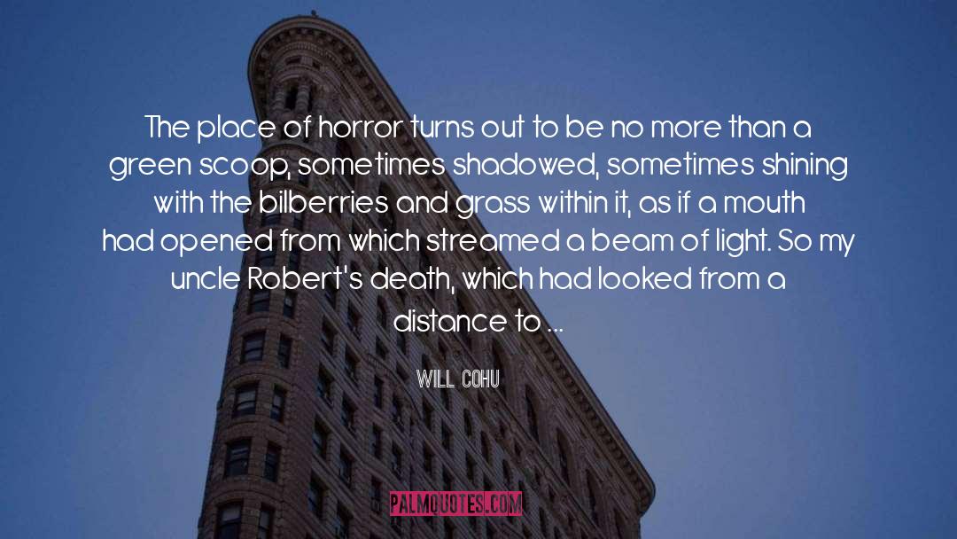 Will Cohu Quotes: The place of horror turns