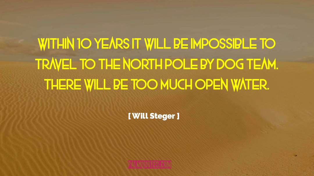 Will Steger Quotes: Within 10 years it will
