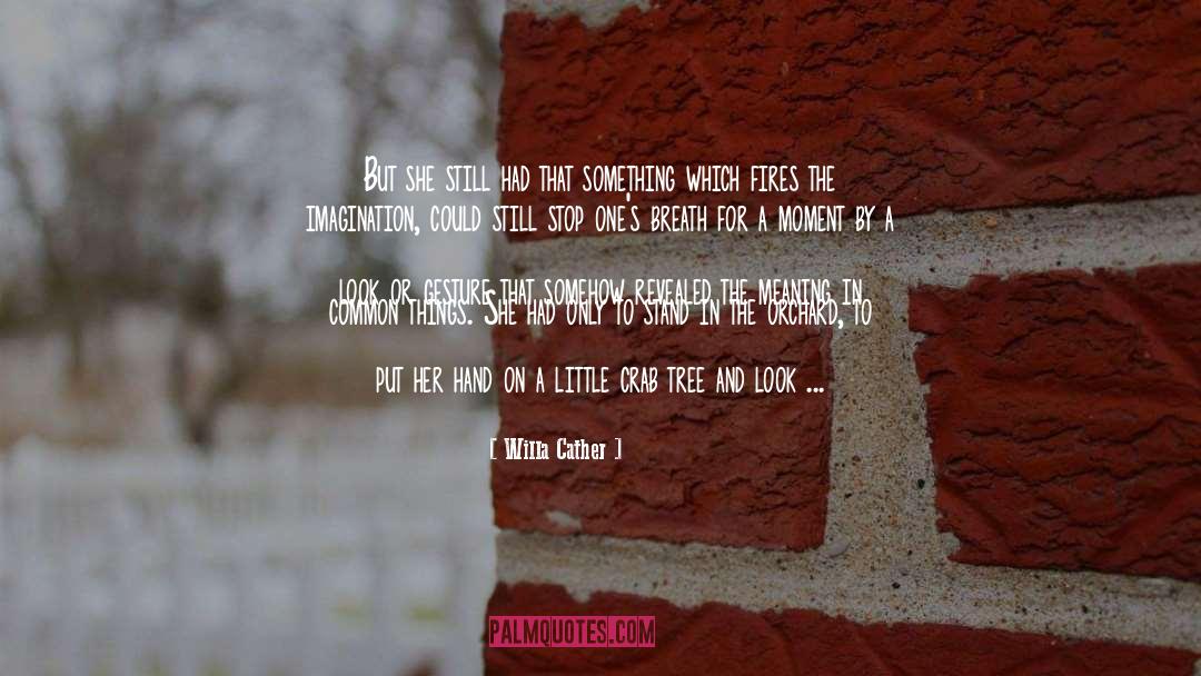 Willa Cather Quotes: But she still had that