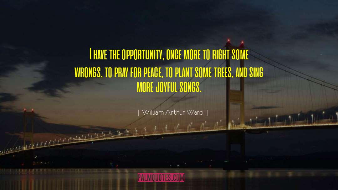 William Arthur Ward Quotes: I have the opportunity, once