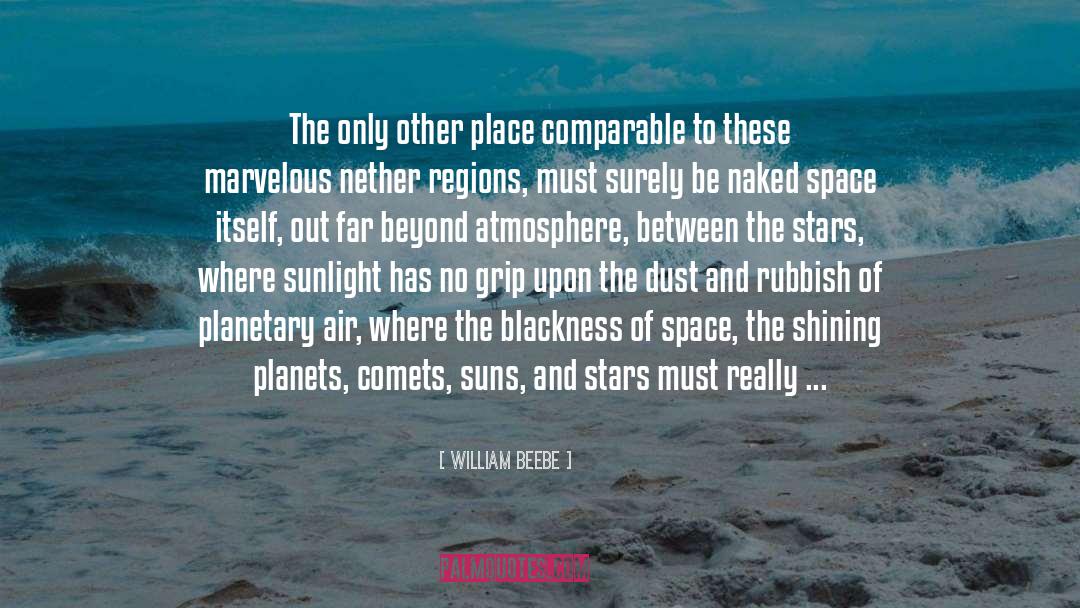 William Beebe Quotes: The only other place comparable