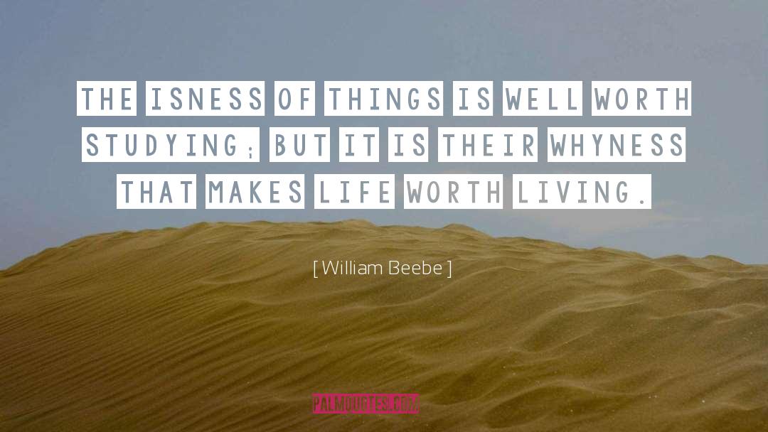 William Beebe Quotes: The isness of things is