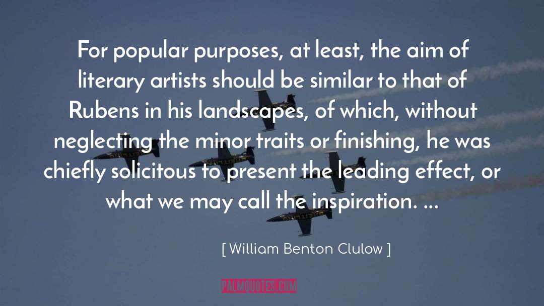 William Benton Clulow Quotes: For popular purposes, at least,