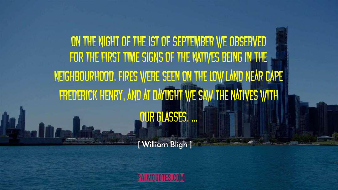 William Bligh Quotes: On the night of the