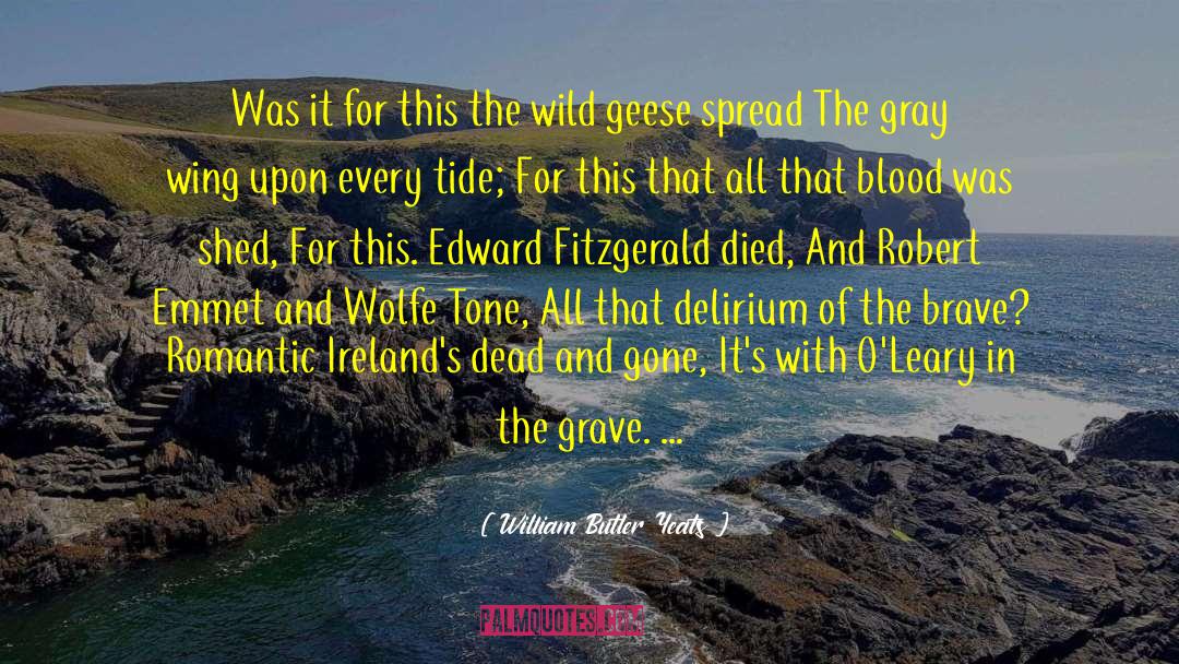 William Butler Yeats Quotes: Was it for this the