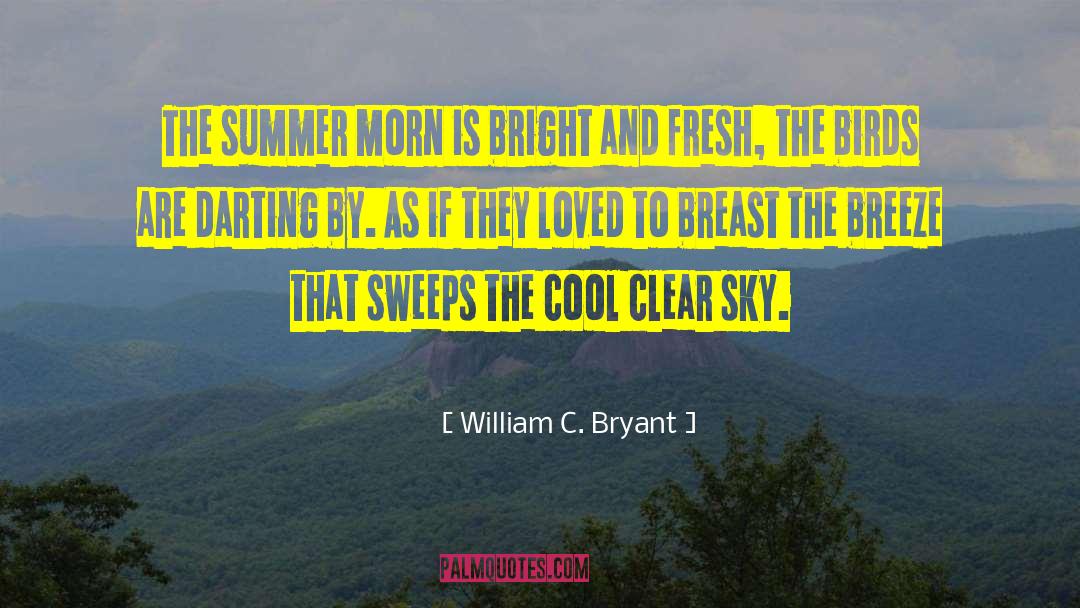 William C. Bryant Quotes: The summer morn is bright