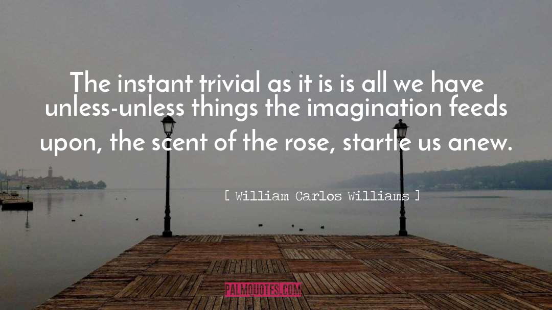 William Carlos Williams Quotes: The instant trivial as it