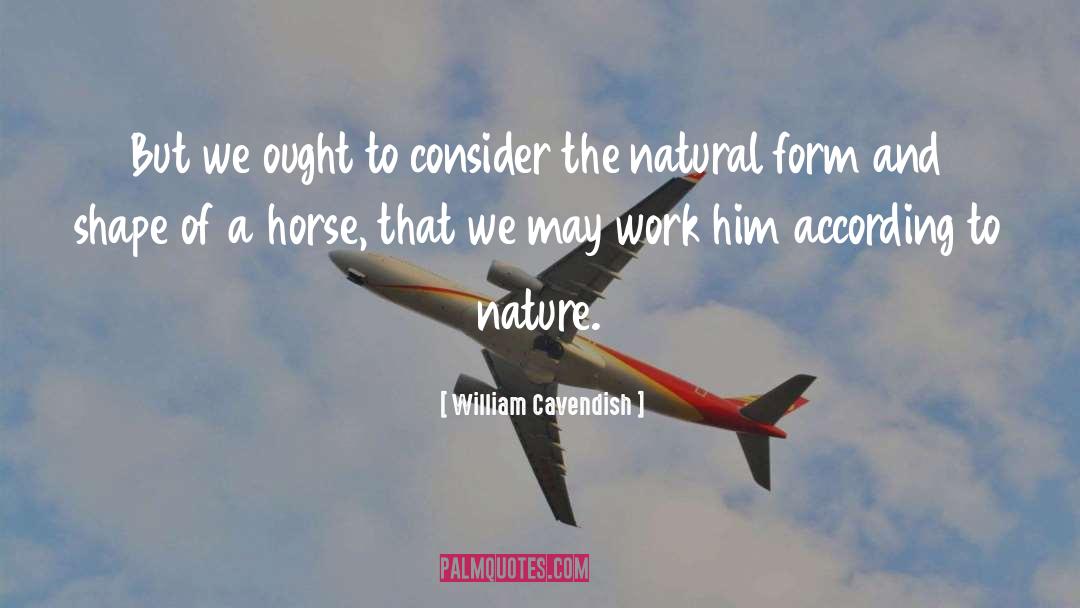 William Cavendish Quotes: But we ought to consider