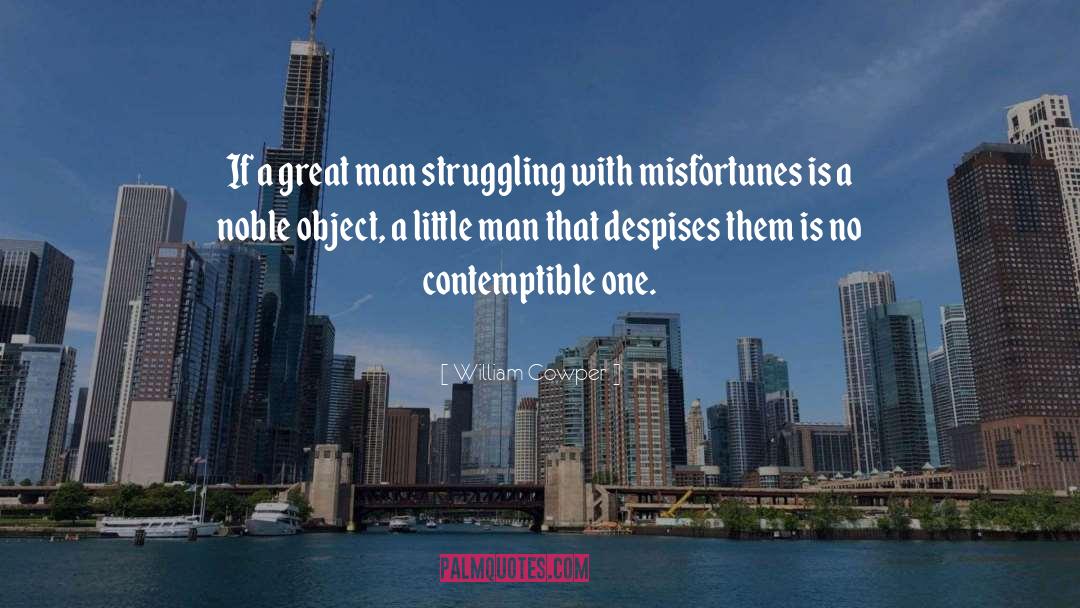 William Cowper Quotes: If a great man struggling