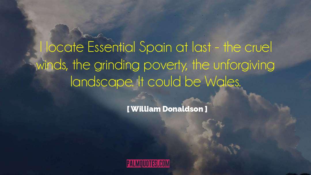 William Donaldson Quotes: I locate Essential Spain at