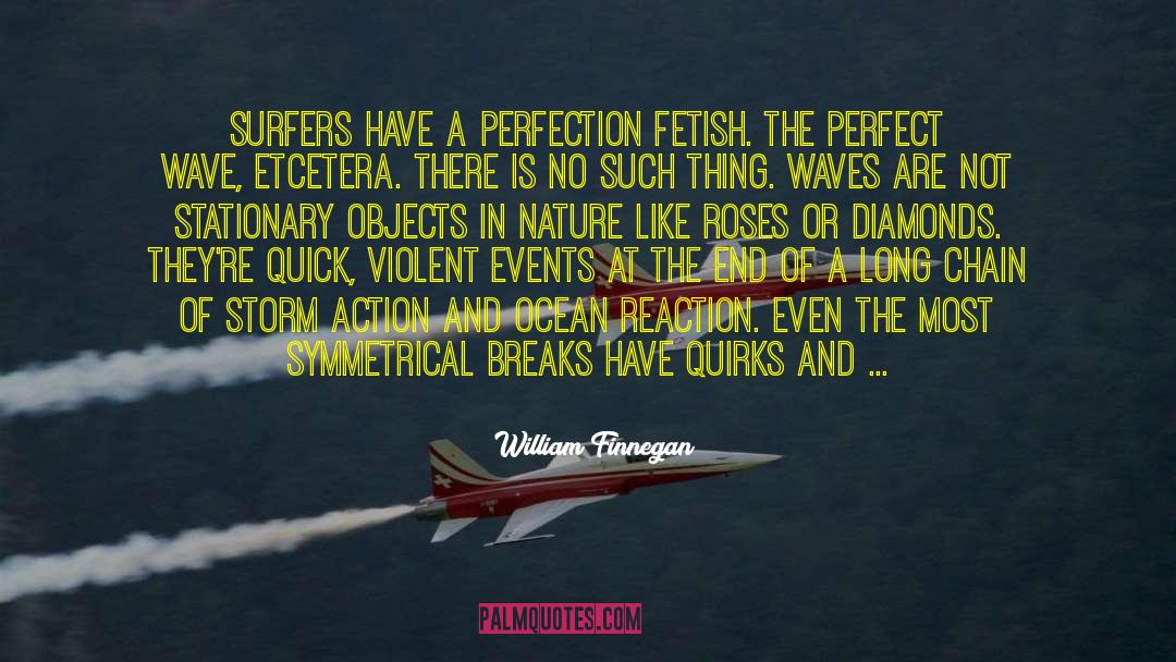 William Finnegan Quotes: Surfers have a perfection fetish.