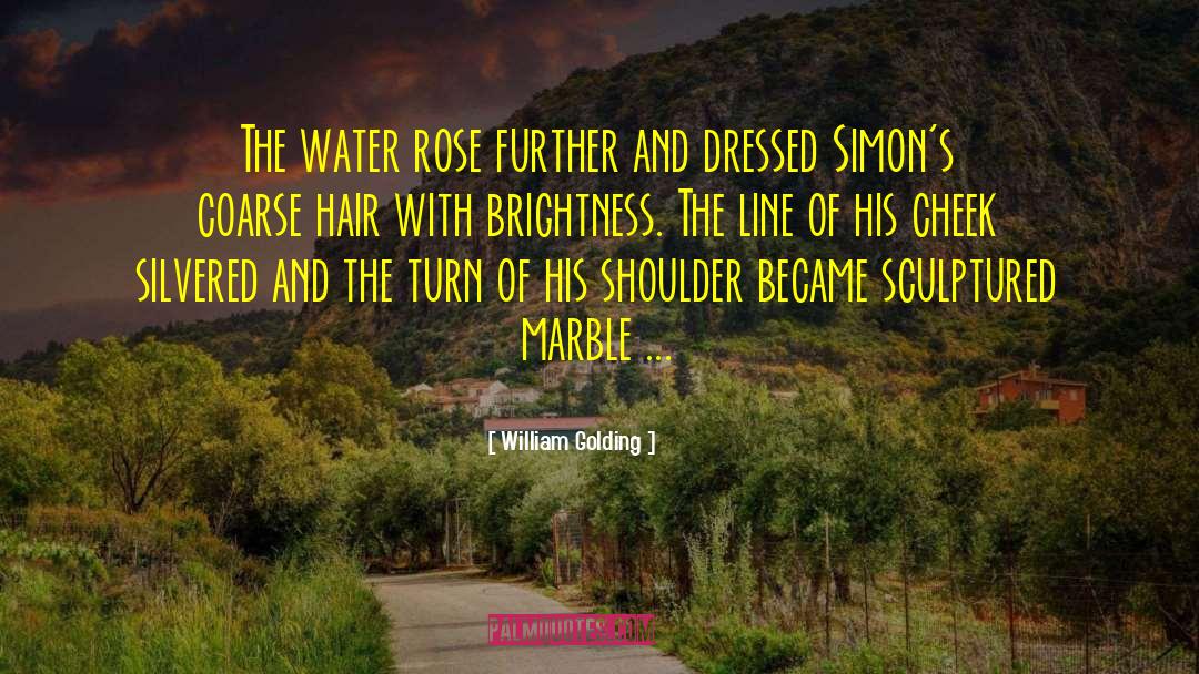 William Golding Quotes: The water rose further and