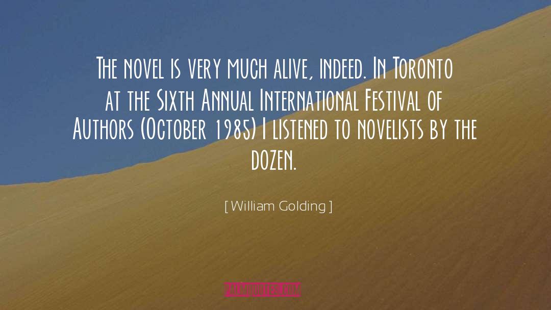 William Golding Quotes: The novel is very much