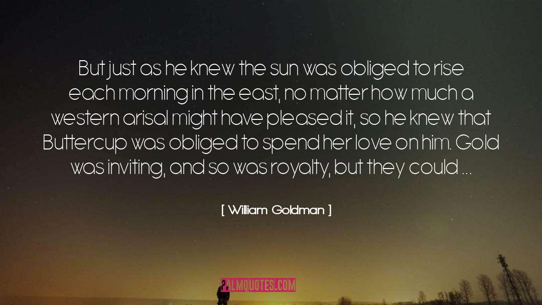 William Goldman Quotes: But just as he knew