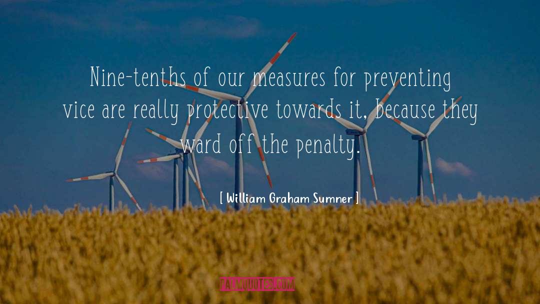 William Graham Sumner Quotes: Nine-tenths of our measures for