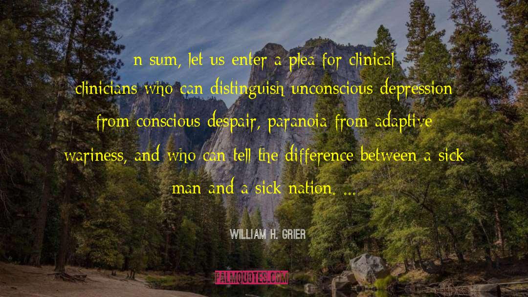 William H. Grier Quotes: n sum, let us enter