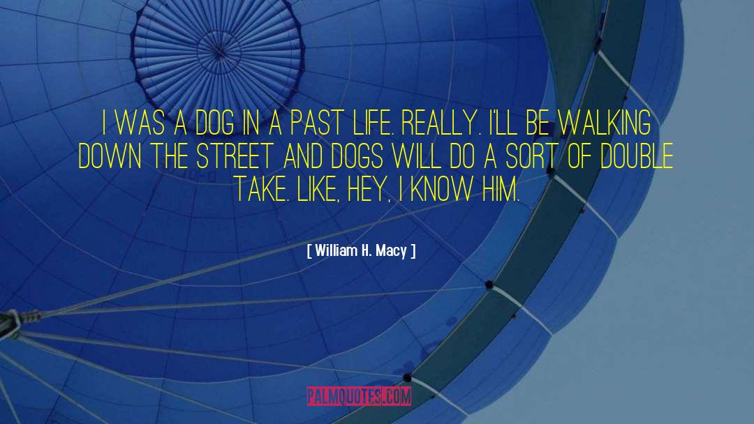 William H. Macy Quotes: I was a dog in