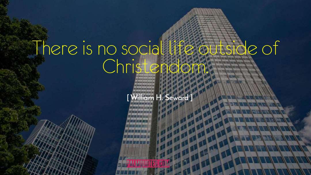 William H. Seward Quotes: There is no social life