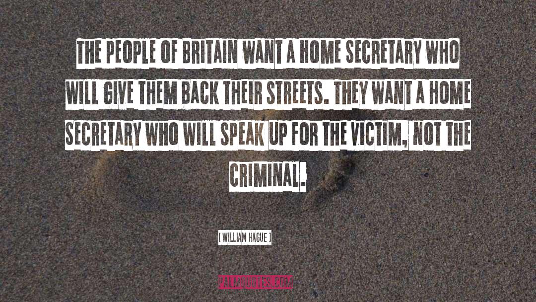 William Hague Quotes: The people of Britain want