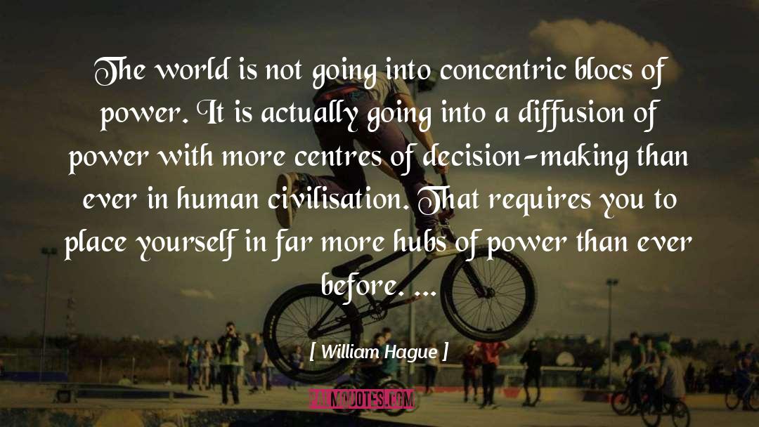 William Hague Quotes: The world is not going