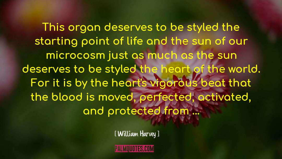 William Harvey Quotes: This organ deserves to be