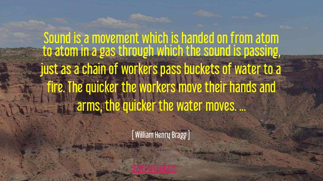 William Henry Bragg Quotes: Sound is a movement which