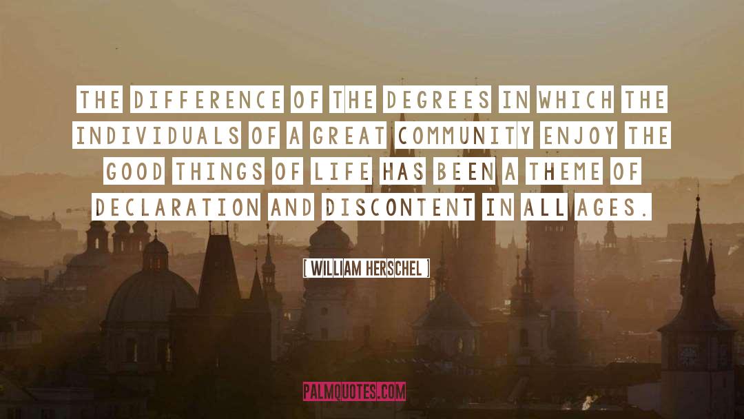 William Herschel Quotes: The difference of the degrees