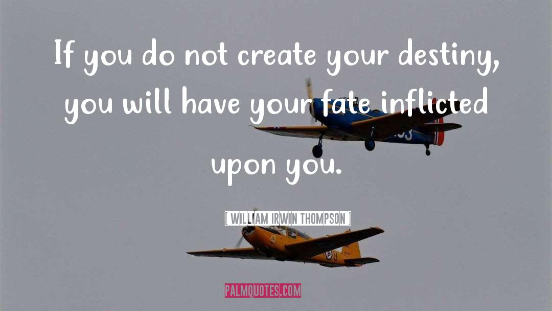 William Irwin Thompson Quotes: If you do not create