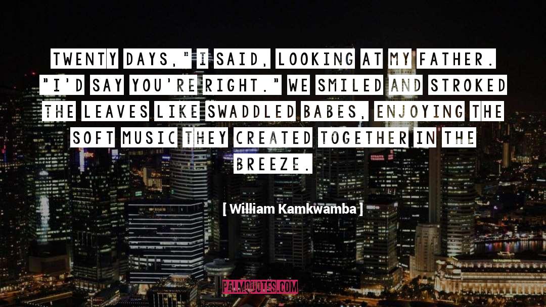 William Kamkwamba Quotes: Twenty days,