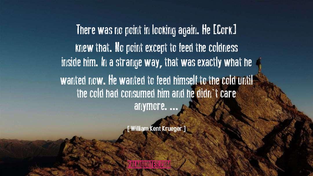 William Kent Krueger Quotes: There was no point in