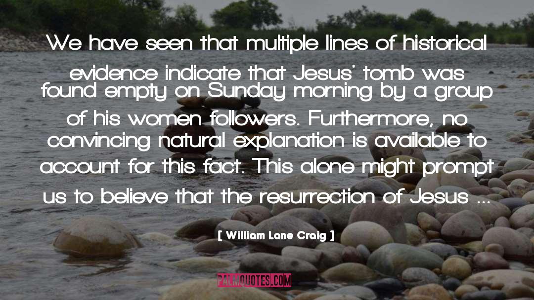 William Lane Craig Quotes: We have seen that multiple