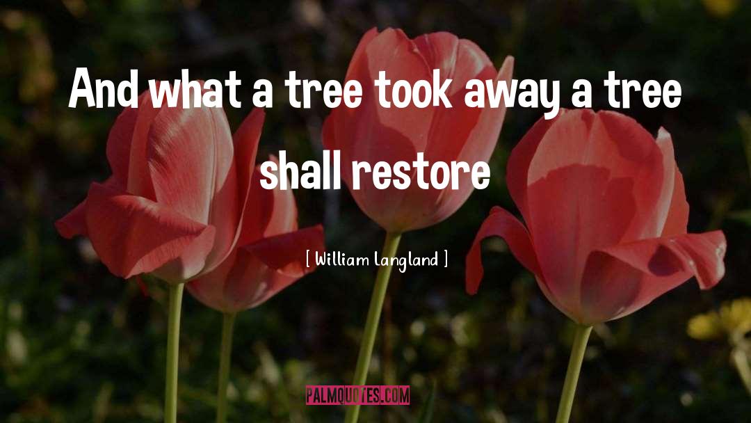 William Langland Quotes: And what a tree took