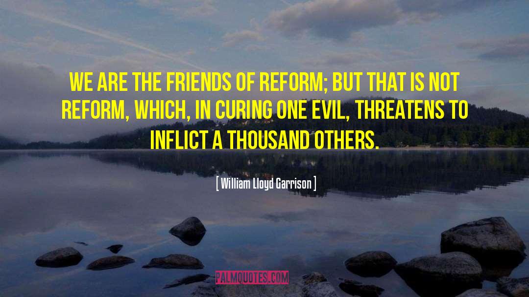 William Lloyd Garrison Quotes: We are the friends of