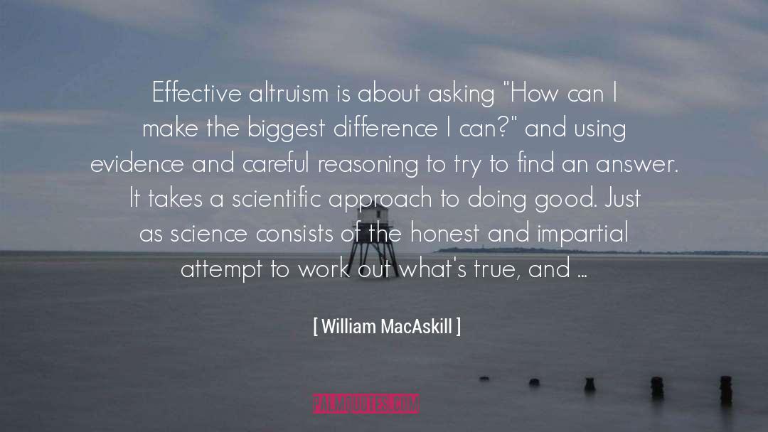 William MacAskill Quotes: Effective altruism is about asking