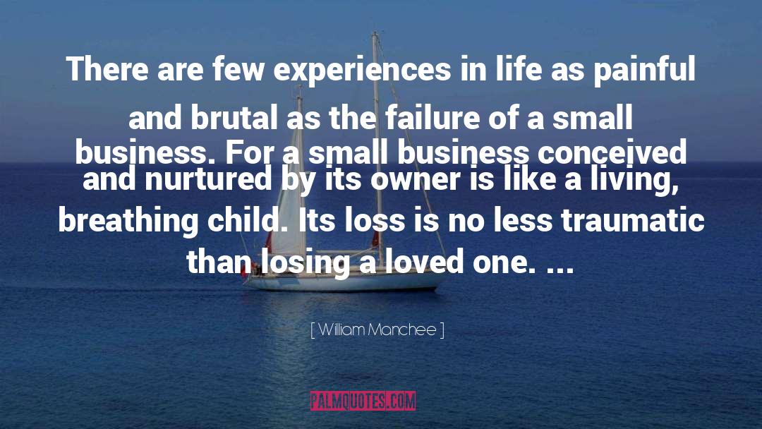 William Manchee Quotes: There are few experiences in