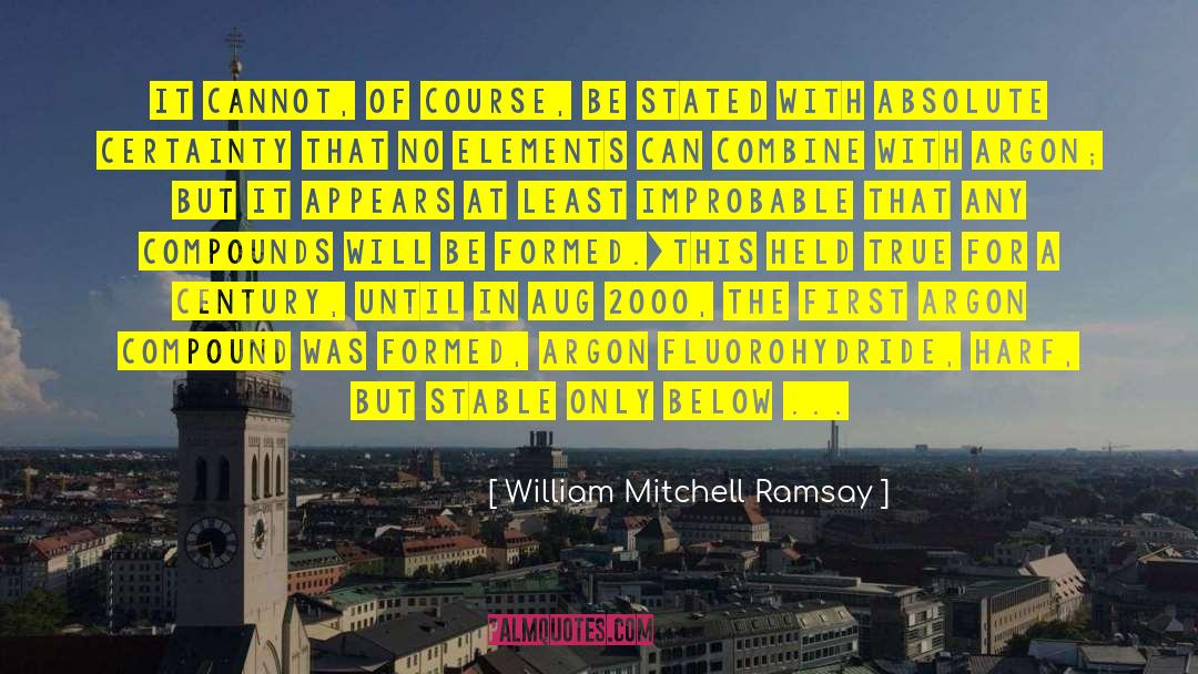 William Mitchell Ramsay Quotes: It cannot, of course, be