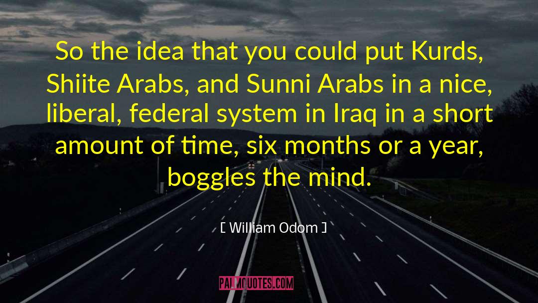 William Odom Quotes: So the idea that you