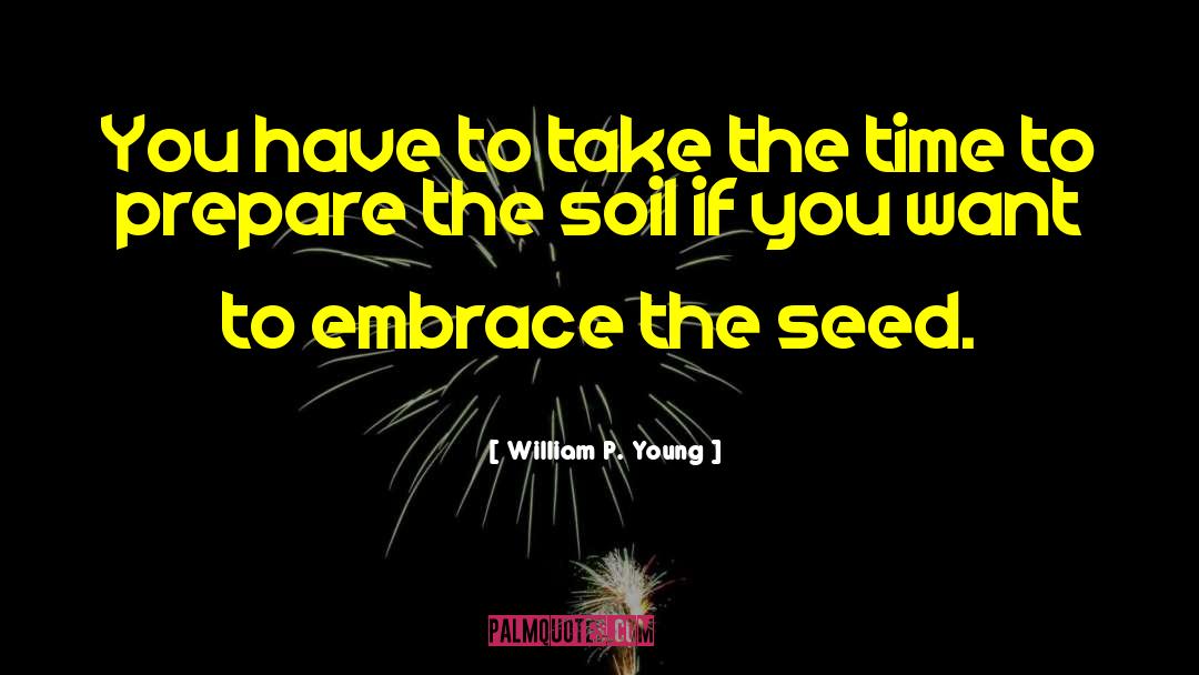 William P. Young Quotes: You have to take the