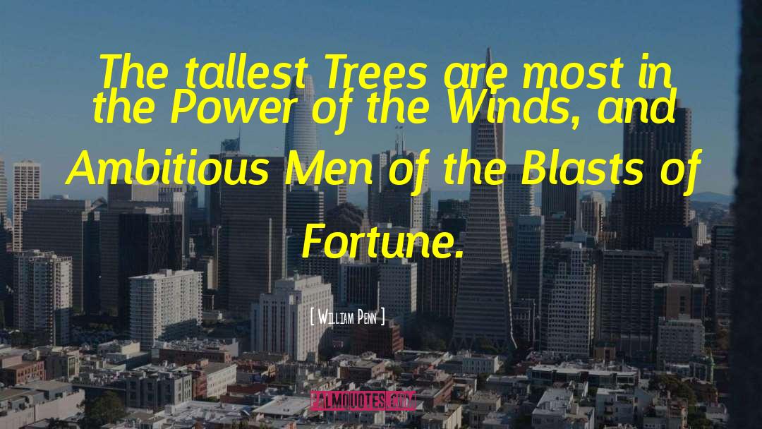 William Penn Quotes: The tallest Trees are most