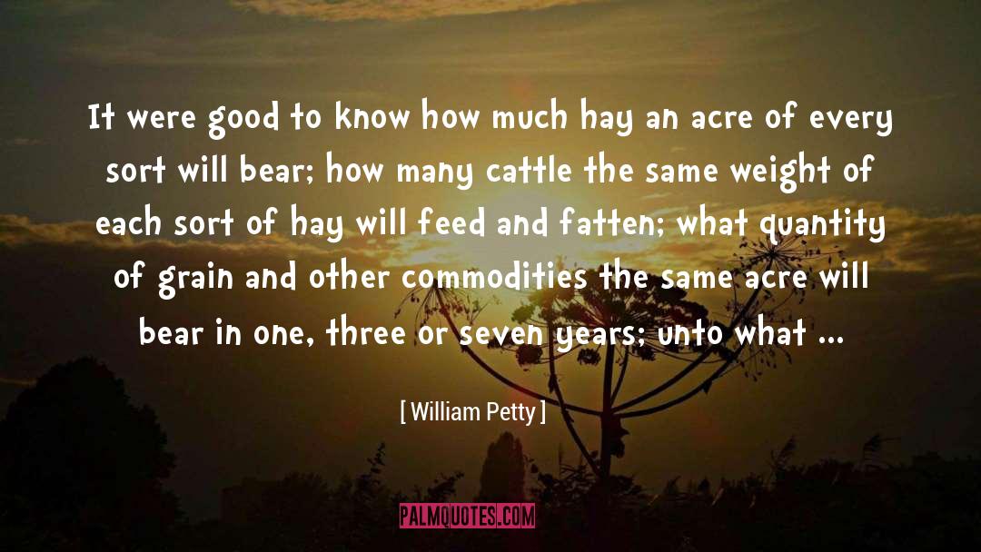 William Petty Quotes: It were good to know