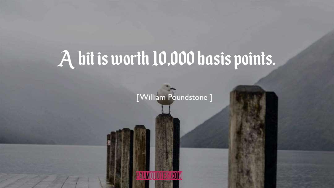 William Poundstone Quotes: A bit is worth 10,000
