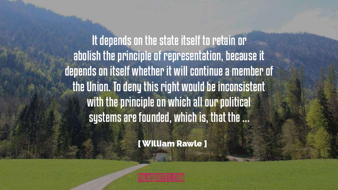 William Rawle Quotes: It depends on the state