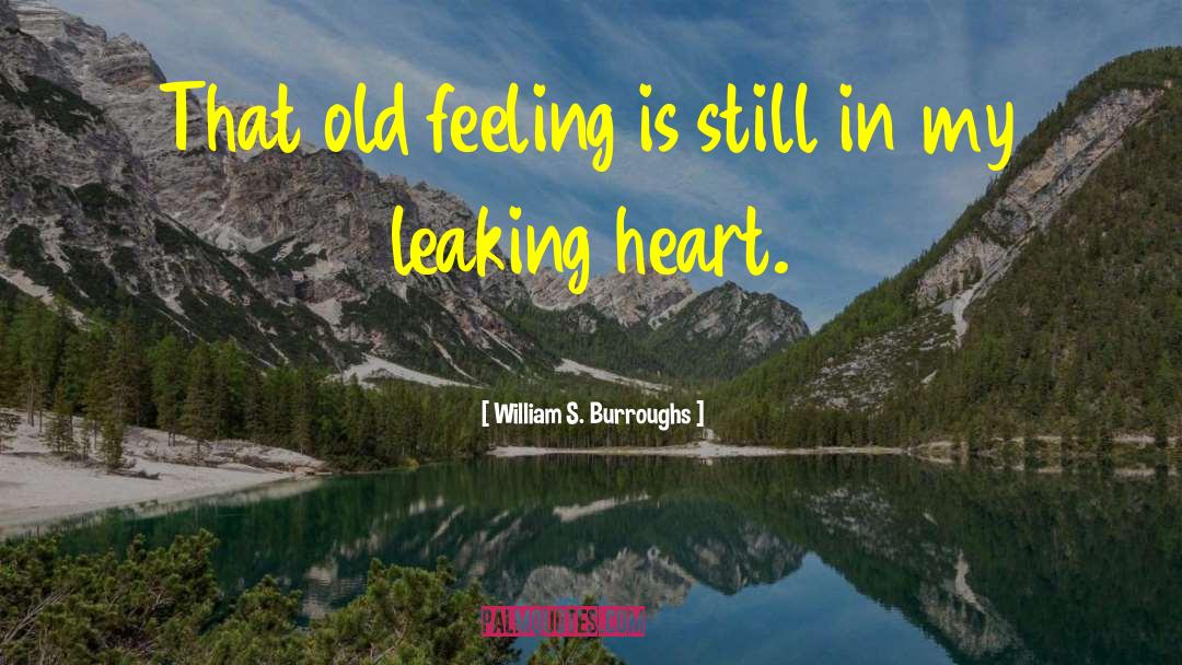 William S. Burroughs Quotes: That old feeling is still