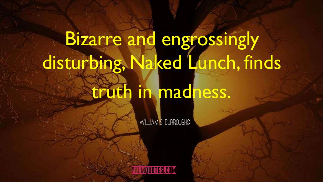 William S. Burroughs Quotes: Bizarre and engrossingly disturbing, Naked