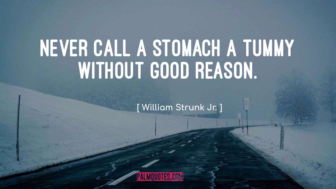 William Strunk Jr. Quotes: Never call a stomach a