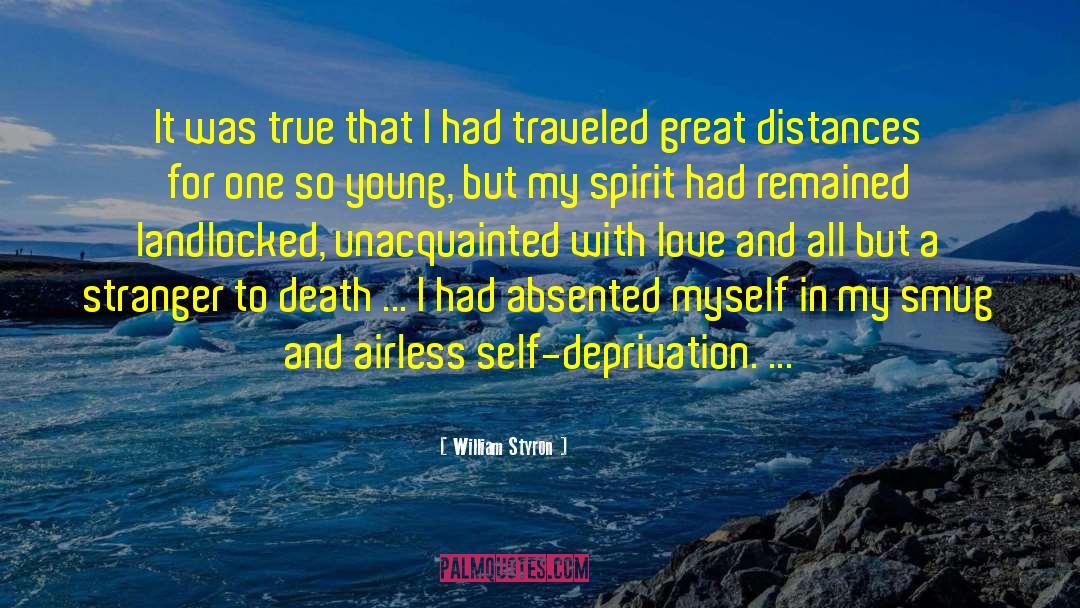 William Styron Quotes: It was true that I