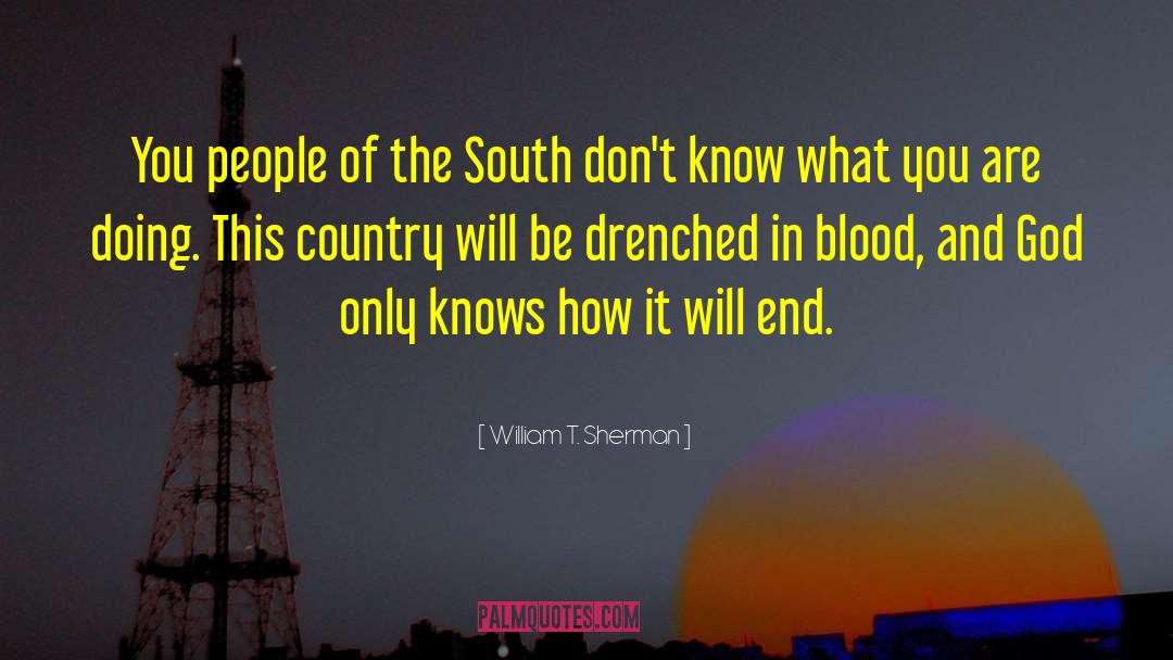 William T. Sherman Quotes: You people of the South