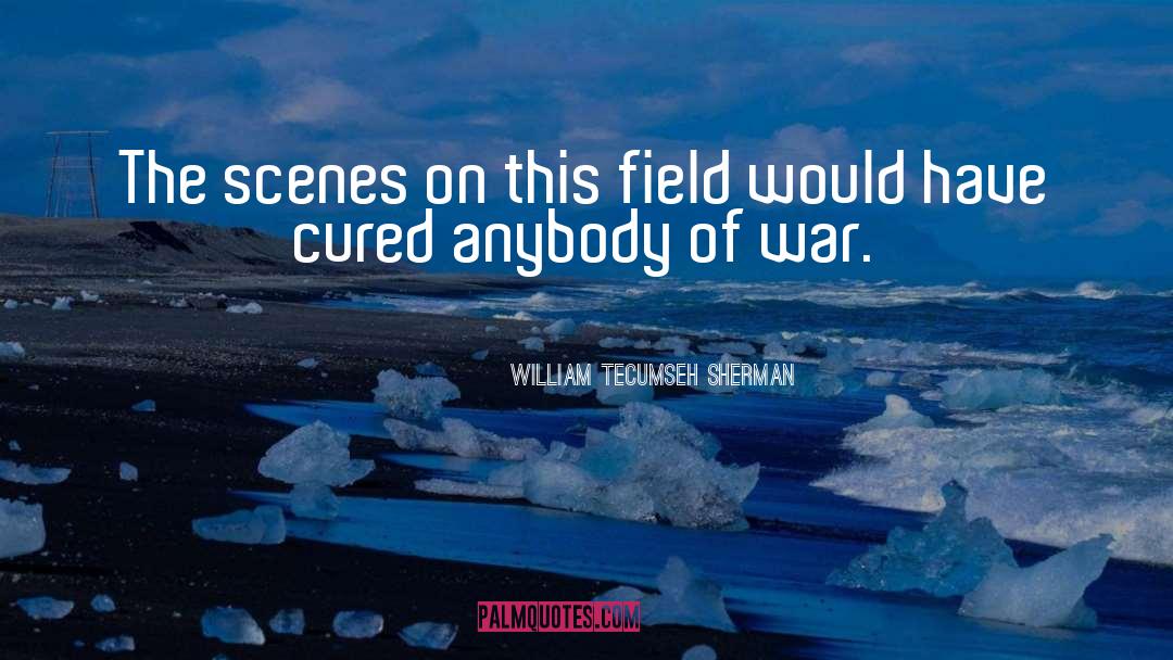 William Tecumseh Sherman Quotes: The scenes on this field