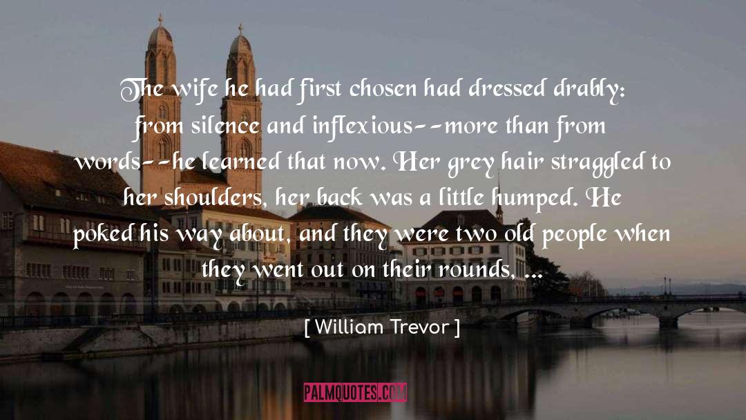 William Trevor Quotes: The wife he had first